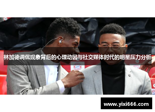 林加德调侃现象背后的心理动因与社交媒体时代的明星压力分析 林加德调侃现象背后的心理动因与社交媒体时代的明星压力分析